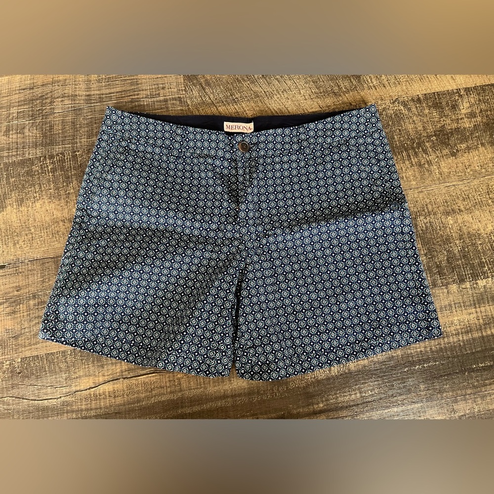 Merona Women's Navy Geometric Shorts
